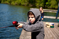 Fishing at Lake Ann